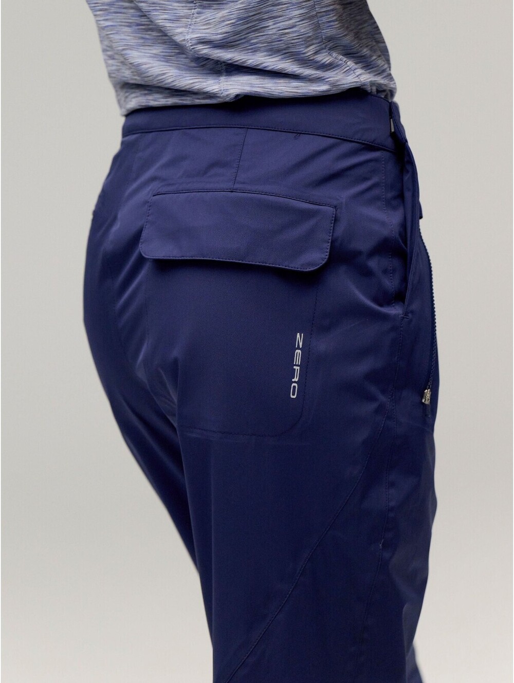 Zero Restriction Women's Waterproof Snow Pants Ski S Blue Nylon EUC #1011